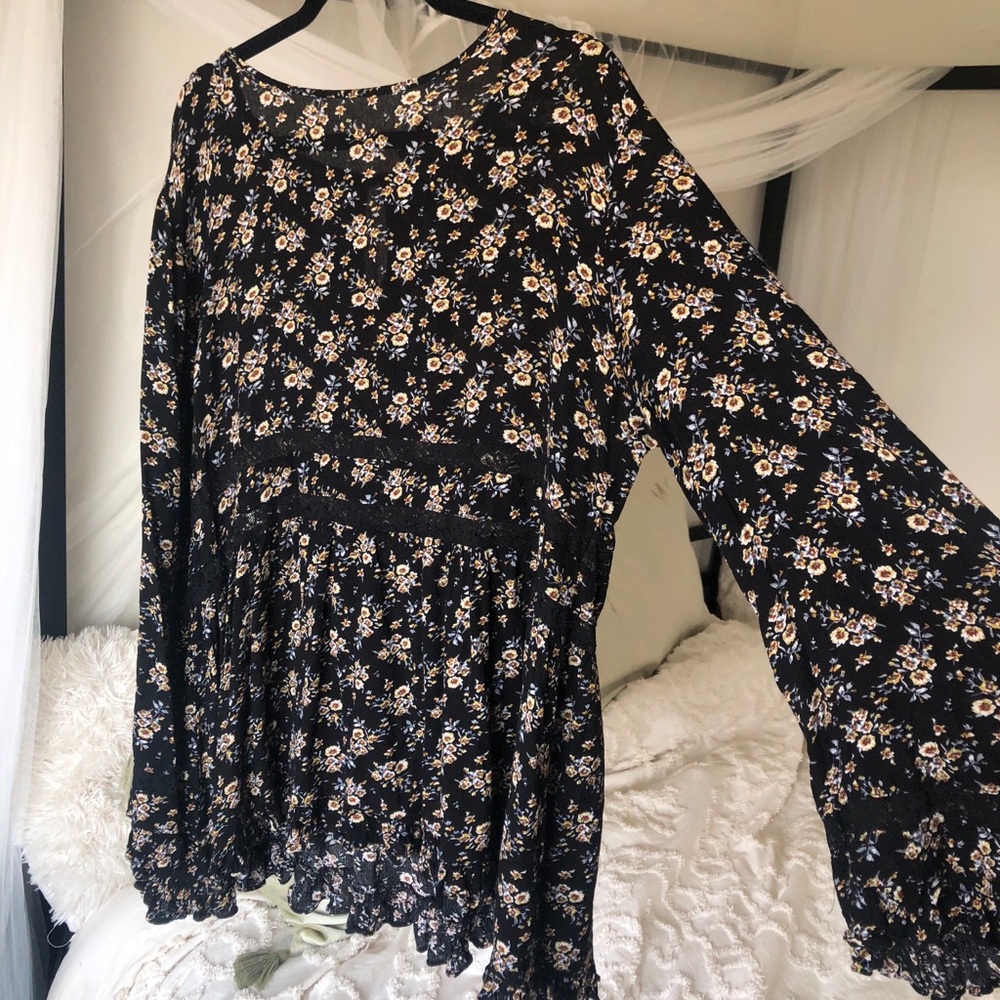 Floral Long Blouse